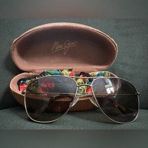 Maui Jim Cliff House Aviator Sunglasses